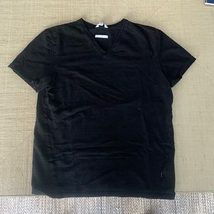 Black V-neck t shirt Calvin Klein